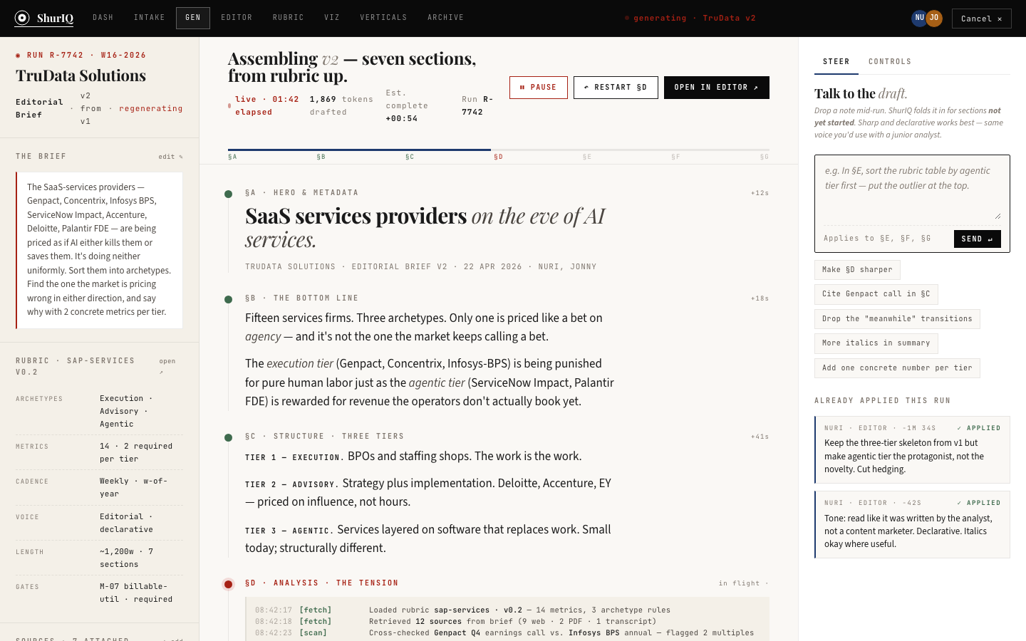 Generation screenshot